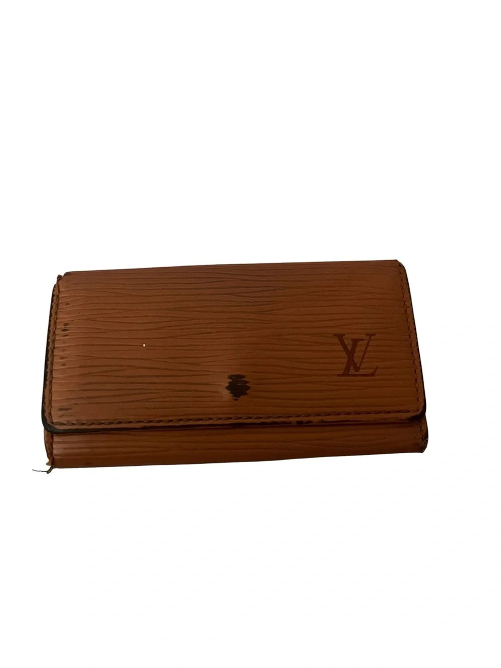Authentic Vintage Louis Vuitton Epi Leather 4 Key Holder Multicles Brown